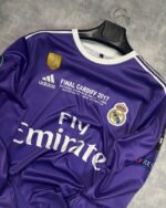 Ronaldo Real Madrid Purple Sublimation Embroidery -2016/17 - Image 2