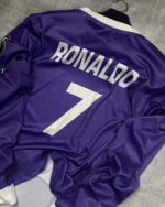Ronaldo Real Madrid Purple Sublimation Embroidery -2016/17 - Image 3