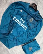 Real Madrid Away Retro Set 2017/18 - Full Sleeve (With Shorts)