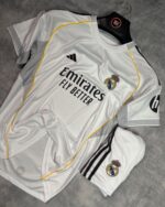 Kids Real Madrid Home Kit -25/26 (with shorts)