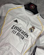 Kids Real Madrid Home Kit -25/26 (with shorts) - Image 2
