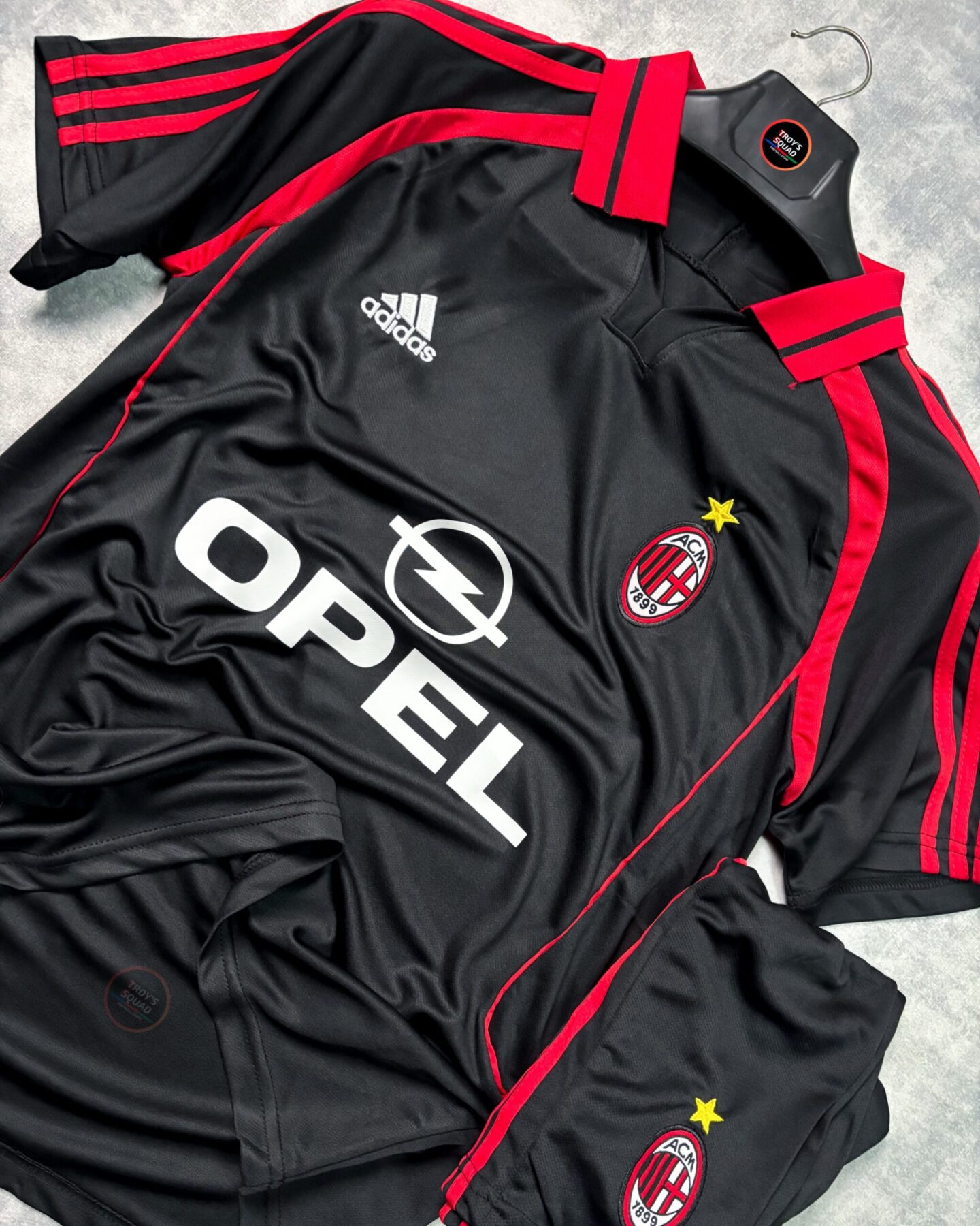 34325b00-49ee-458e-a8a5-db9737adcb7a AC Milan Away Set Jersey- Retro 2000-01 - Image 1