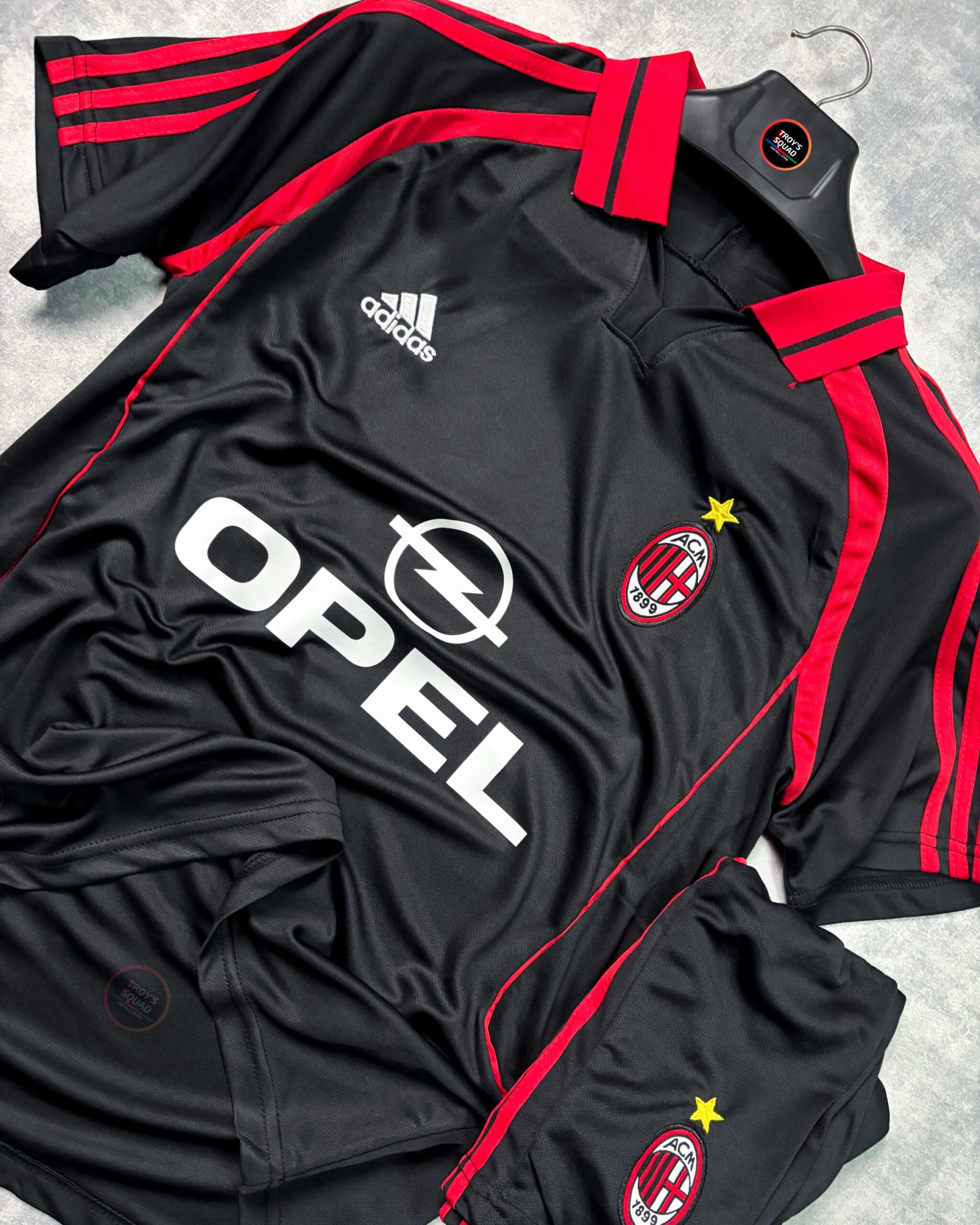 34325b00-49ee-458e-a8a5-db9737adcb7a AC Milan Away Set Jersey- Retro 2000-01 - Image 1