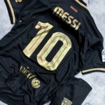 Messi Barcelona Away Black- 2020/21 Slim Fit (GOAT Collection)