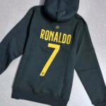 Ronaldo Portugal Madrid Green  Hoodie - Premium