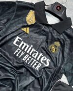 Real Madrid Special Black Dragon (with FIFA patch & Shorts) - Image 2