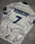 Ronaldo Real Madrid Home Sublimation Embroidery -2017/18 - Image 3