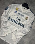 Ronaldo Real Madrid Home Sublimation Embroidery -2017/18