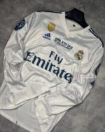 Ronaldo Real Madrid Home Sublimation Embroidery -2017/18