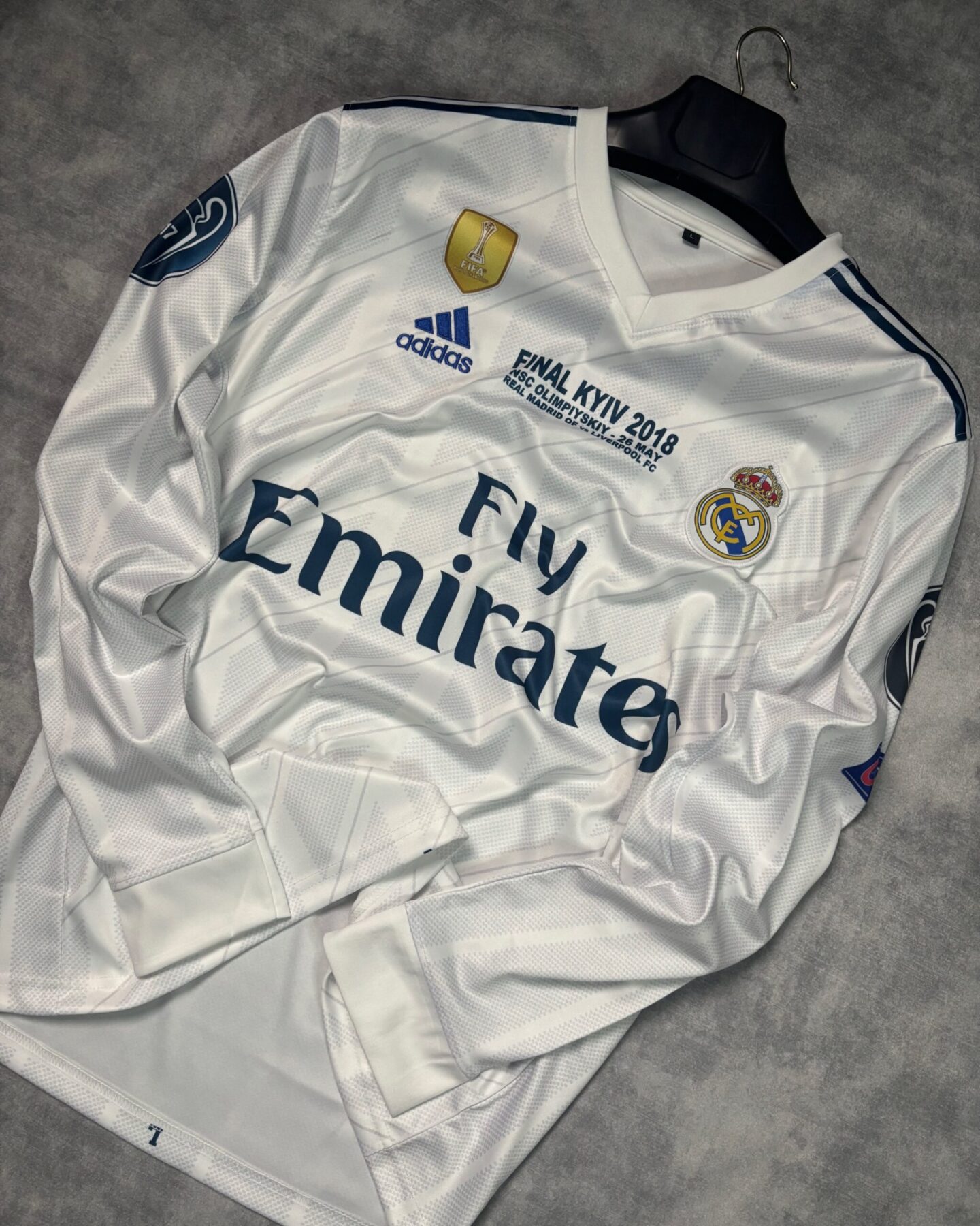 c11ba610-326c-4210-9246-636197cb5d64 Ronaldo Real Madrid Home Sublimation Embroidery -2017/18 - Image 1