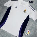 Real Madrid Training Polo White Master Quality 24/25