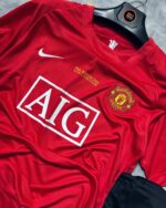 Manchester United Retro Home Set- 2007/08 - With Shorts - Image 2