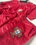 Kids Portugal Home 2026 World Cup (with shorts) - Image 3
