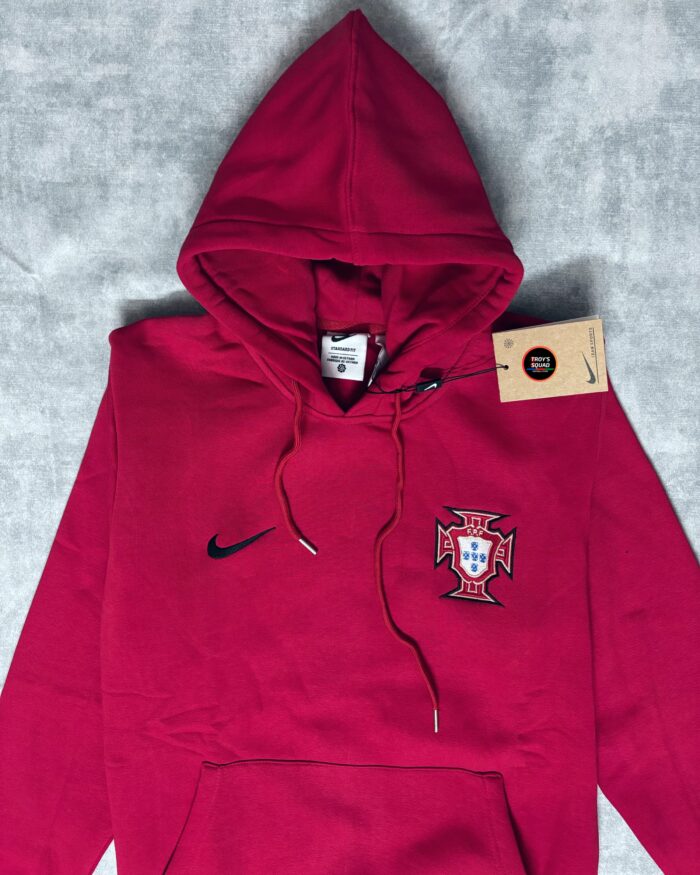 Ronaldo Portugal Red Hoodie - Premium - Image 3