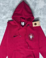 Ronaldo Portugal Red Hoodie - Premium - Image 3