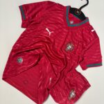 Kids Portugal Home 2026 World Cup (with shorts)