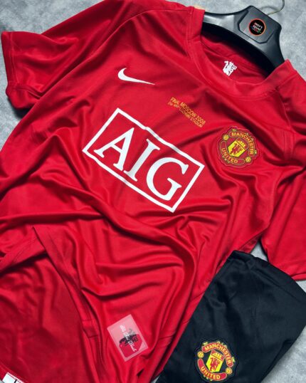 Manchester United Retro Home Set- 2007/08 - With Shorts