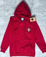Ronaldo Portugal Red Hoodie - Premium - Image 2