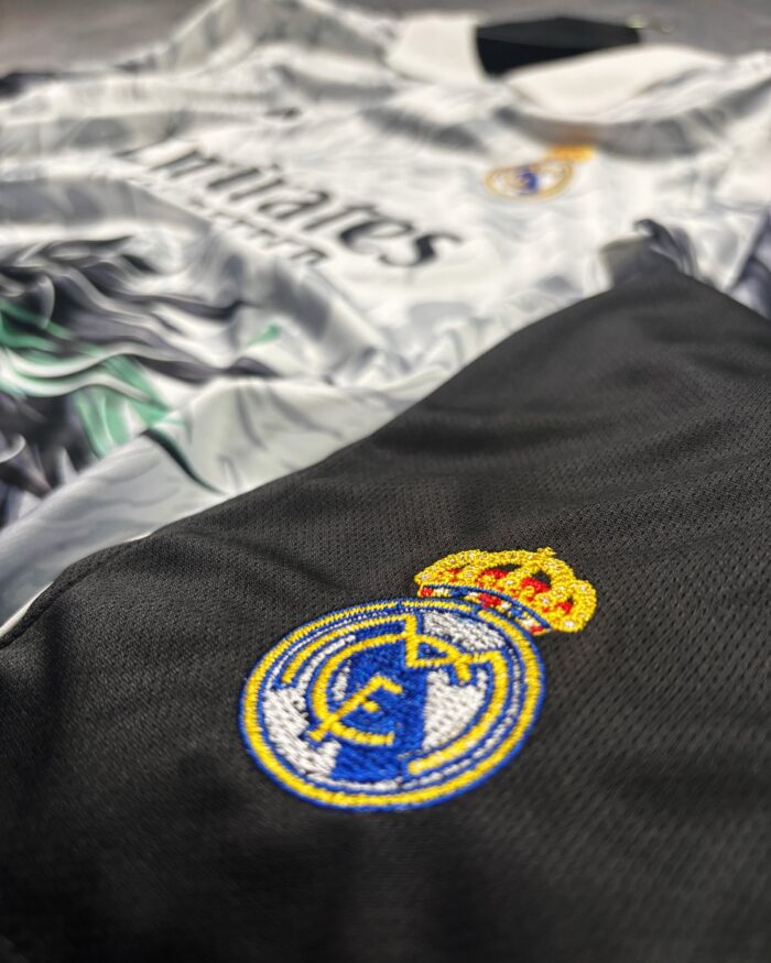 Real Madrid Dragon Grey Black Special Edtion- 2025/26 Set (with shorts) - Image 4