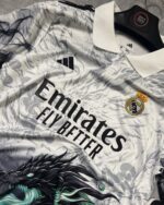 Real Madrid Dragon Grey Black Special Edtion- 2025/26 Set (with shorts) - Image 2