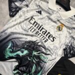 Real Madrid Dragon Grey Black Special Edtion- 2025/26 Set (with shorts)