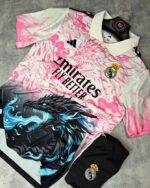 Real Madrid Dragon Pink Blue Special Edtion- 2025/26 Set (with shorts)