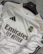 Real Madrid Home Full Sleeve Set 2025/26 (with Shorts) - Image 2