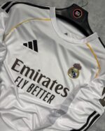 Real Madrid Home Full Sleeve Set 2025/26 (with Shorts) - Image 2