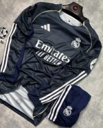 Real Madrid Away Full Sleeve Set 2025/26 (with Shorts)