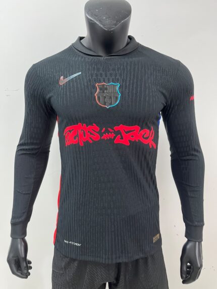 Barcelona Away Travis Scott Cactus Jack Player Version Full Sleeve 2025/26