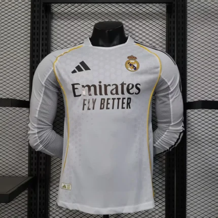 Real Madrid Home Player Version Ful Sleeve 2025-26