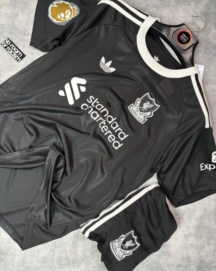 Liverpool Fourth Black Set 2025-26 (with shorts)