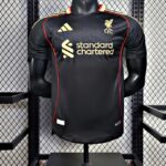 Liverpool Third Black Gold Player Version 2025/26