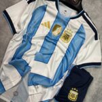 Argentina Home World Cup Set (with shorts + Patch) 2026