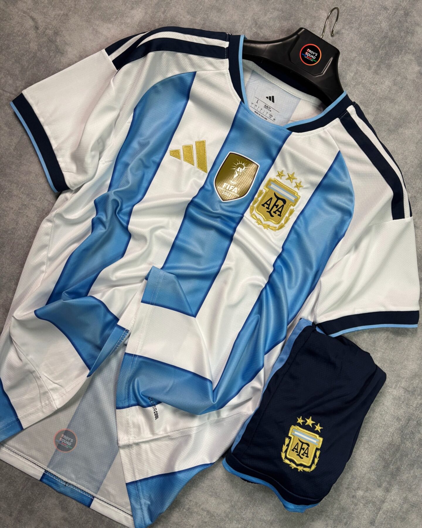 5b0358a5-7895-4d98-b86e-628541a89563 Argentina Home World Cup Set (with shorts + Patch) 2026 - Image 1
