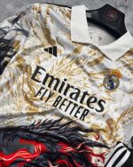 Real Madrid Dragon Yellow Red Special Edtion- 2025/26 Set (with shorts) - Image 2