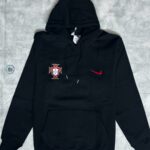Ronaldo Portugal Black Hoodie - Premium