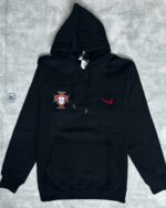 Ronaldo Portugal Black Hoodie - Premium