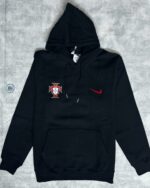 Ronaldo Portugal Black Hoodie - Premium