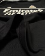 Real Madrid T-Shirt Round Neck Drop Shoulder - (Black) - Image 3