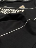 Real Madrid T-Shirt Round Neck Drop Shoulder - (Black) - Image 4