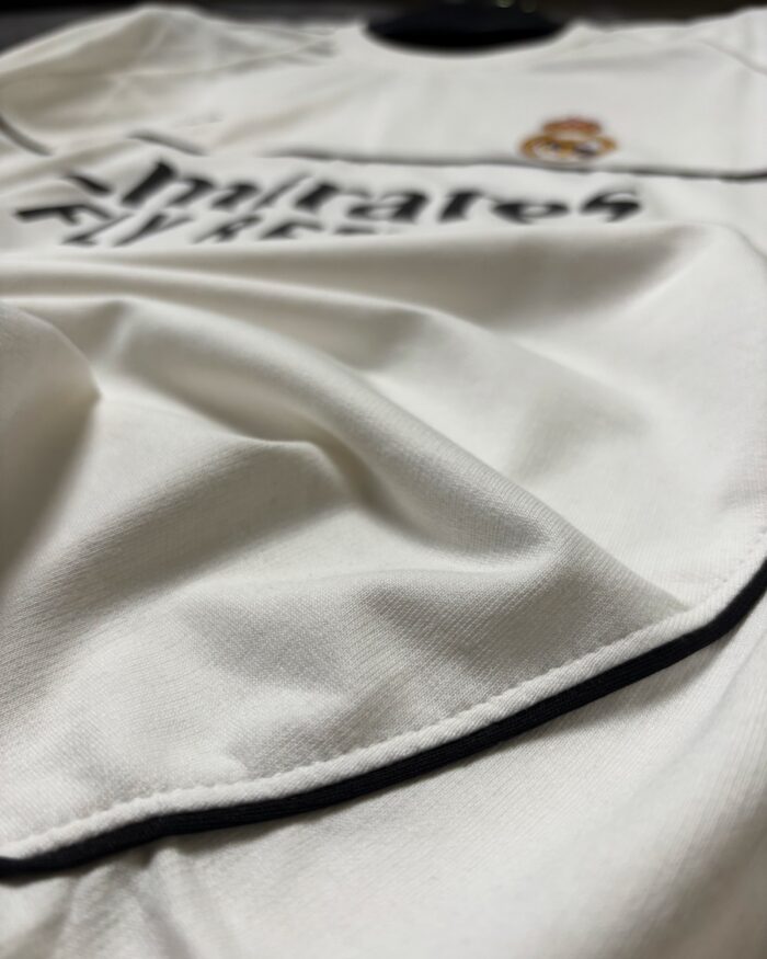 Real Madrid T-Shirt Round Neck Drop Shoulder - (White) - Image 3