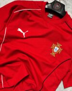 Portugal T-Shirt Round Neck Drop Shoulder - (Red) - Image 2
