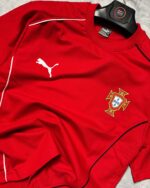 Portugal T-Shirt Round Neck Drop Shoulder - (Red) - Image 2