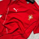 Portugal T-Shirt Round Neck Drop Shoulder - (Red)