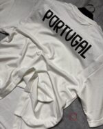 Portugal T-Shirt Round Neck Drop Shoulder - (White) - Image 4