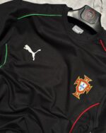 Portugal T-Shirt Round Neck Drop Shoulder - (Black) - Image 2