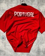 Portugal T-Shirt Round Neck Drop Shoulder - (Red) - Image 3
