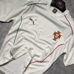 Portugal T-Shirt Round Neck Drop Shoulder - (White)