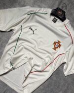 Portugal T-Shirt Round Neck Drop Shoulder - (White)